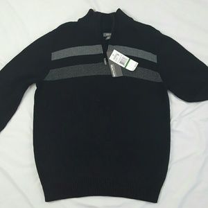 (NWT) Black & Grey Kenneth Cole Reaction Pullover